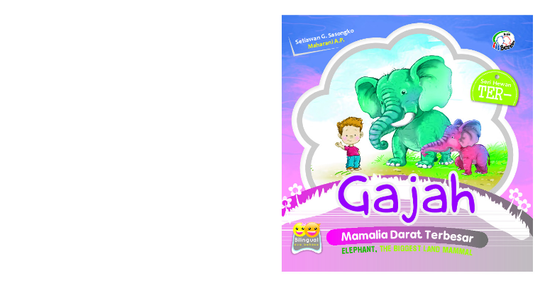 Sampul buku Gajah Mamalia Darat ...
